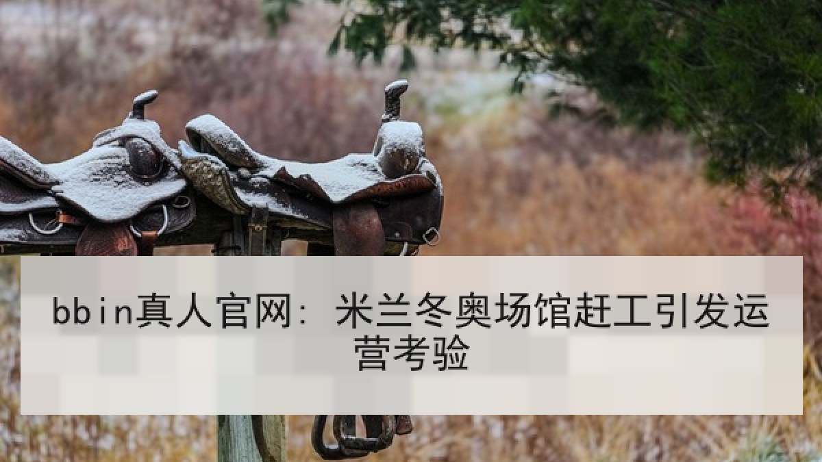 bbin真人官网: 米兰冬奥场馆赶工引发运营考验